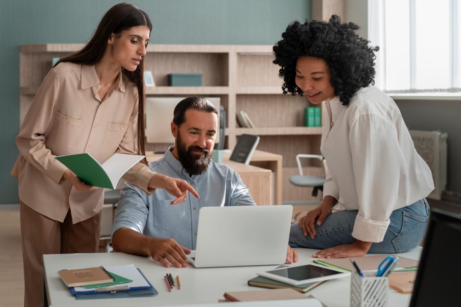 Close-up of financial planning materials and participant notes during learning session